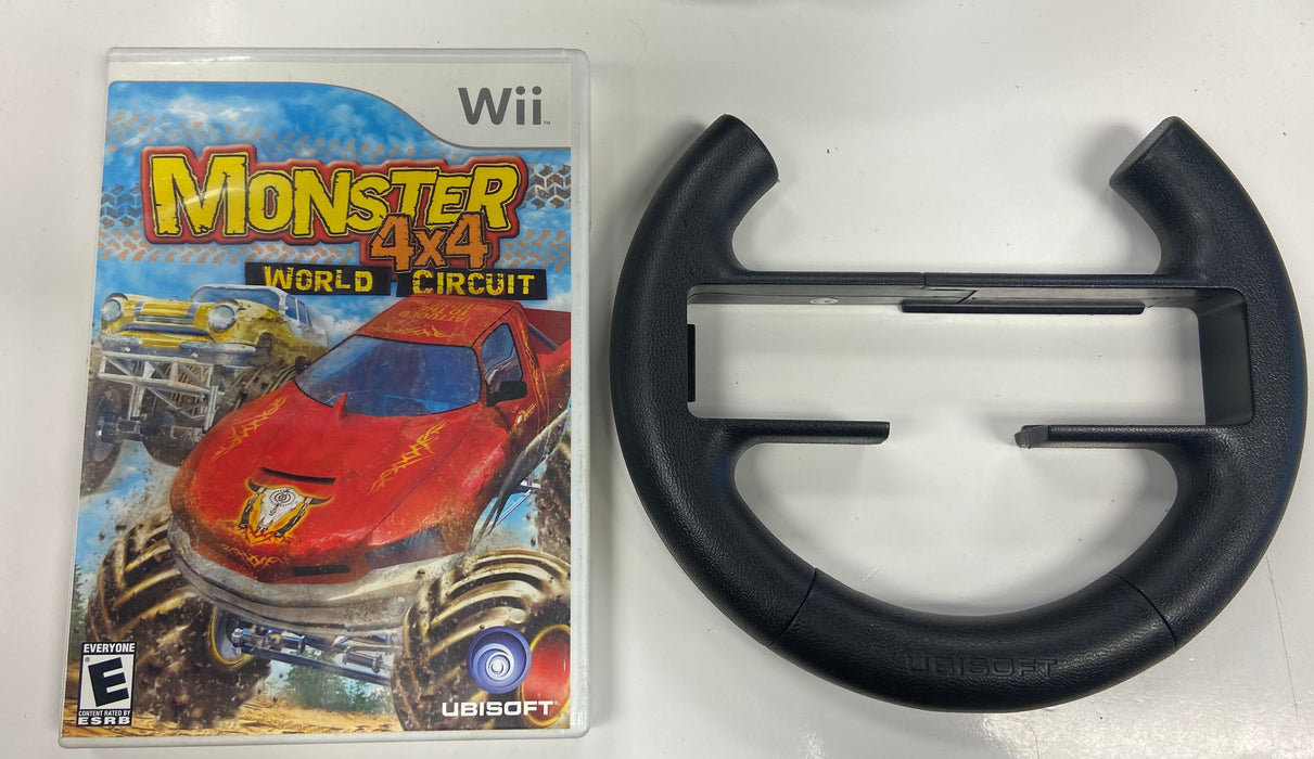 Monster 4X4 World Circuit Steering Wheel Bundle (Wii) - for just $7.99! 