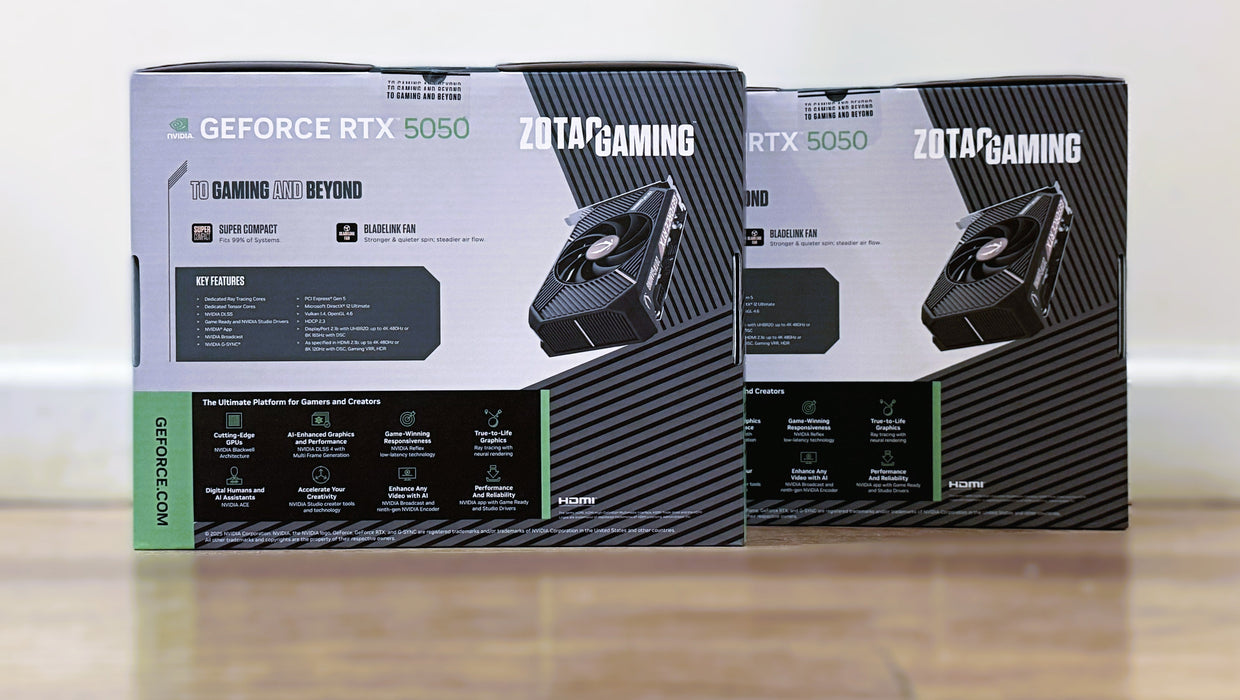 Zotac NVIDIA GeForce RTX 5050 Solo Single Fan 8GB GDDR6 PCIe 5.0 Graphics Card - for just $279.99! 