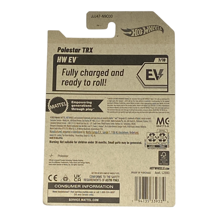 Hot Wheels Polestar TRX HW EV 7/10 - for just $1.99! 