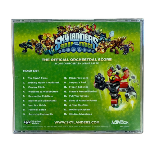 Skylanders SWAP Force Soundtrack CD - for just $45! 