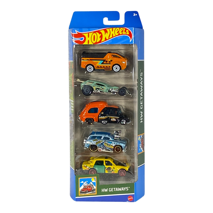 Hot Wheels 5 Pack Set | HW Getaways - for just $11.99! 