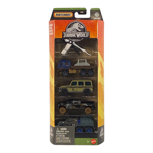 Matchbox Jurassic World Dinosaur Danger 5 Pack - for just $12.99! 