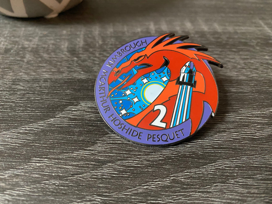 NASA Crew-2 USCV-2 Mission Patch Hard Enamel Pin - for just $11.95! 
