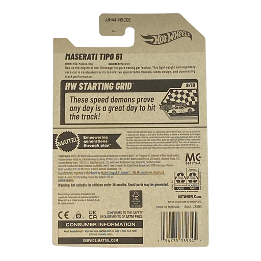 Hot Wheels Maserati Tipo 61 – HW Starting Grid Series 9/10 - for just $1.89! 