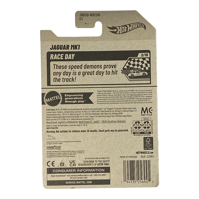 Hot Wheels Jaguar MK1 | Race Day Series 2/10 - for just $1.99! 