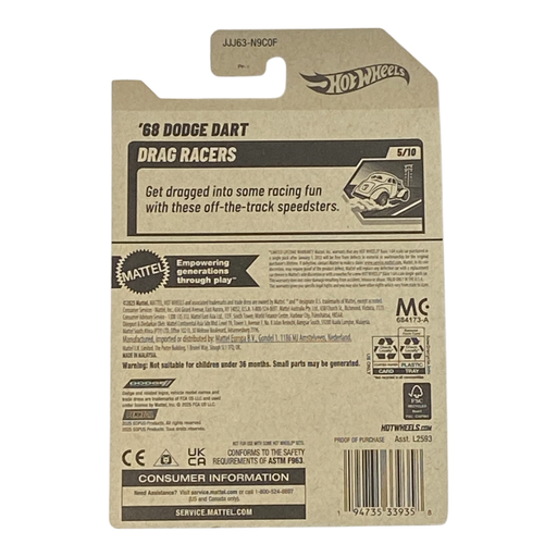 Hot Wheels '68 Dodge Dart - Drag Racers Series 5/10 - for just $1.99! 