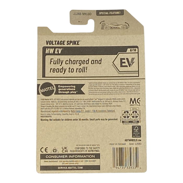 Hot Wheels Voltage Spike | EV Series 8/10 - for just $1.99! 