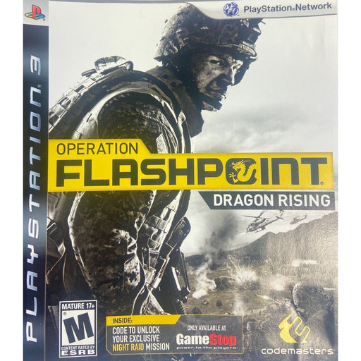 Operation Flashpoint: Dragon Rising GameStop Exclusive (Playstation 3) - Just $0! Shop now at Retro Gaming of Denver