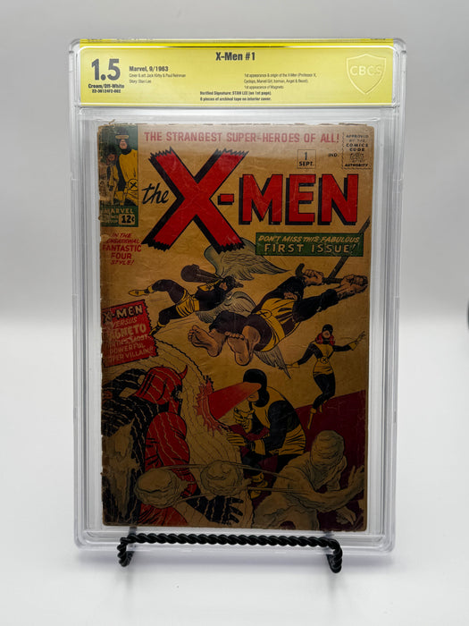 X-Men #1 CBCS 1.5 Yellow Label Signed by Stan Lee Verified Signature 1963 [IN STOCK] - for just $6500! 