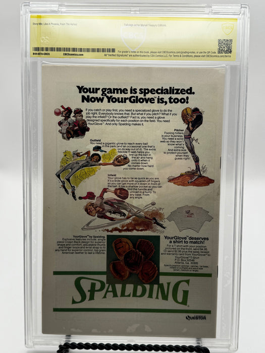 X-Men #101 CBCS 6.0 Yellow Label Signed by Stan Lee 1976 [IN STOCK] - for just $1500! 