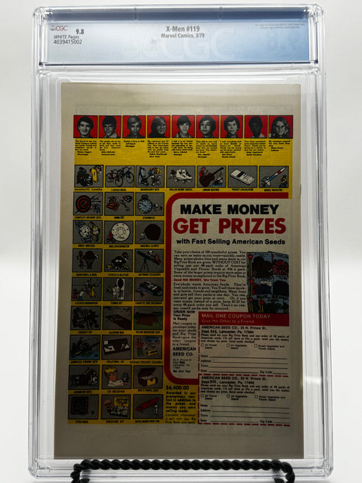 X-Men #119 CGC 9.8 Blue Label 1979 [IN STOCK] - for just $400! 