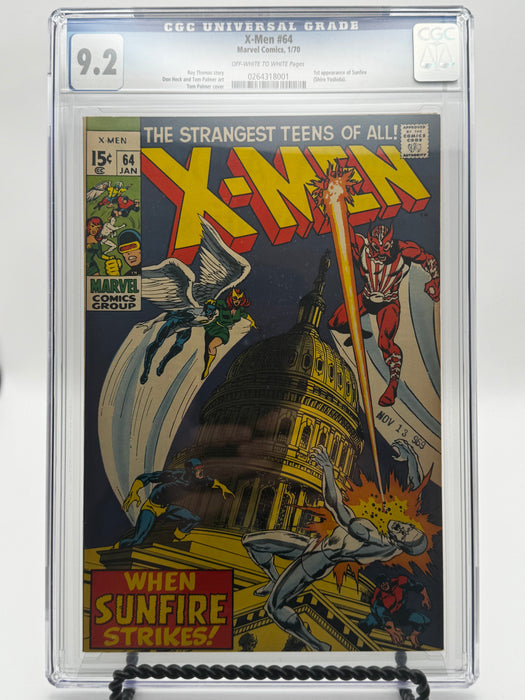 X-Men #64 CGC 9.2 Blue Label 1970 [IN STOCK] - for just $700! 