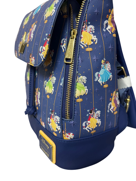 Loungefly Disney Princess Carousel All-Over Print Drawstring Mini Backpack - for just $78! 