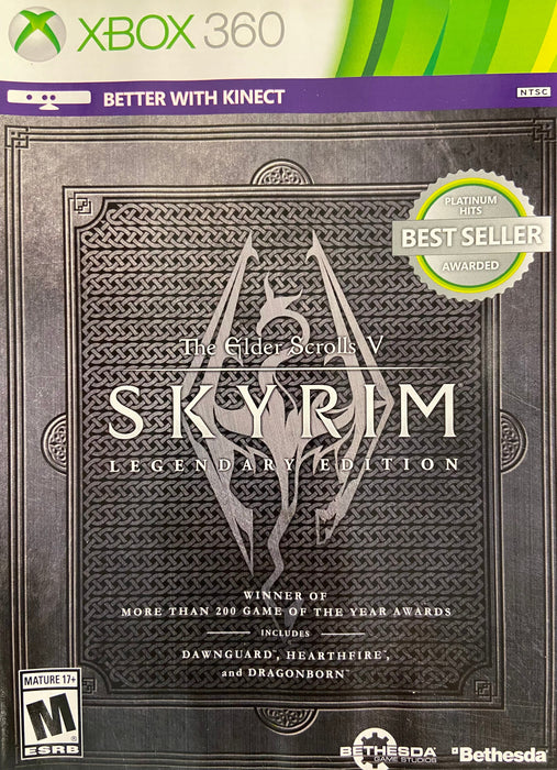 The Elder Scrolls V: Skyrim Legendary Edition (Platinum Hits) (Xbox 360) - for just $0! 