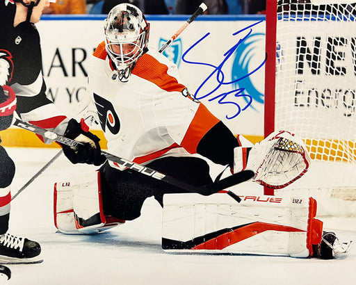 Samuel Ersson First Shutout Philadelphia Flyers Autographed 11" x 14" Hockey Photo - for just $39.99! 