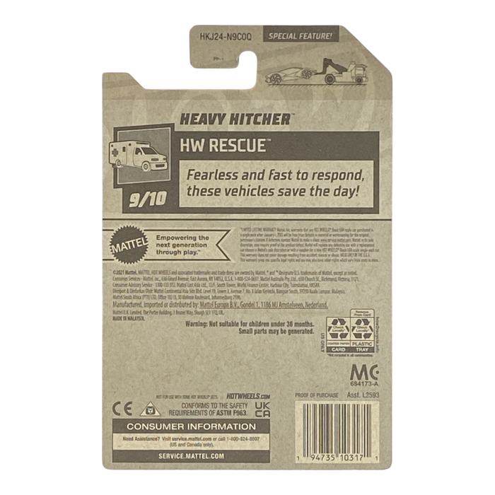 Hot Wheels Heavy Hitcher - HW Rescue Series 9/10 - for just $1.99! 