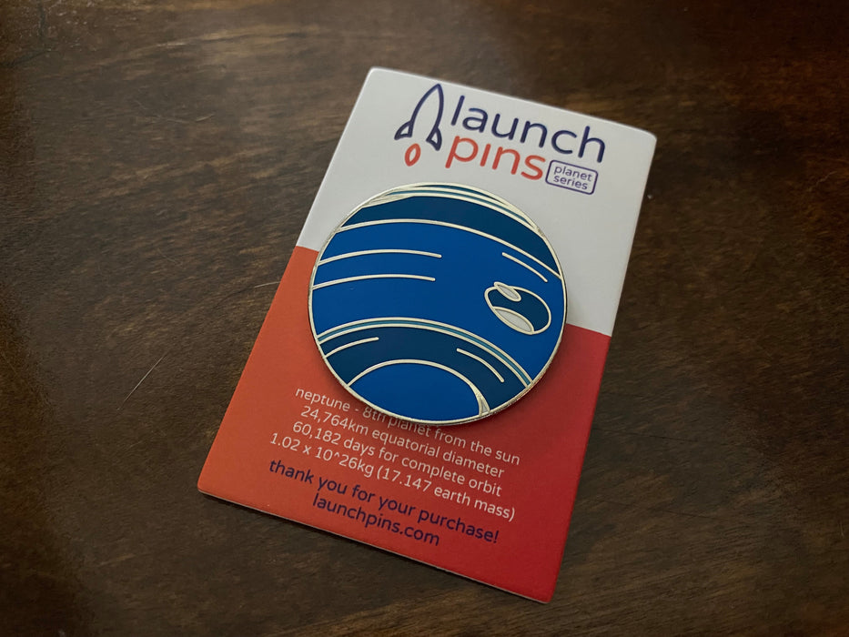Neptune Hard Enamel Pin - for just $10.95! 