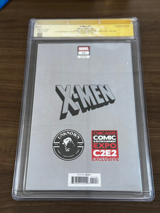 [SIGNED CGC 9.8 YELLOW LABLE] [16 TIMES SIGNED] X-Men #12 Unknown Comic Tyler Kirkham C2E2 2025 Exclusive Var [IN STOCK] - for just $750! 