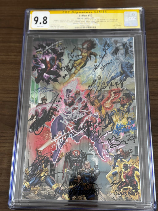 [SIGNED CGC 9.8 YELLOW LABLE] [16 TIMES SIGNED] X-Men #12 Unknown Comic Tyler Kirkham C2E2 2025 Exclusive Var [IN STOCK] - for just $750! 