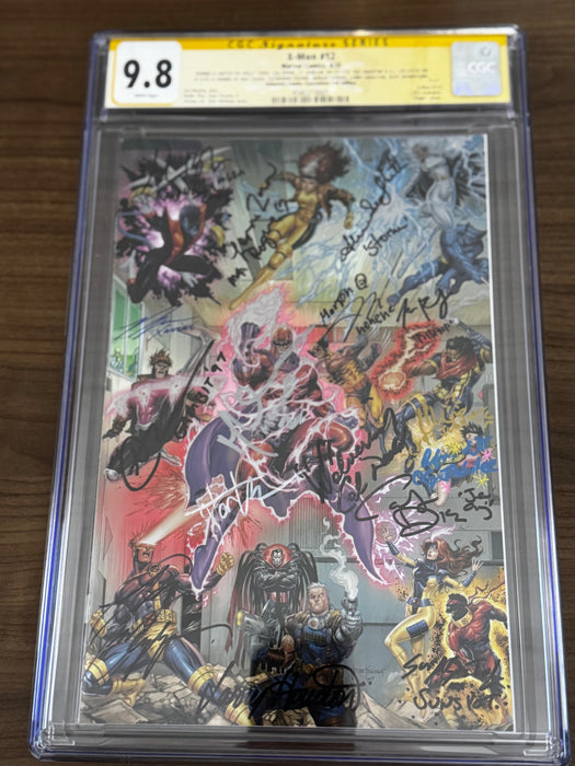 [SIGNED CGC 9.8 YELLOW LABLE] [16 TIMES SIGNED] X-Men #12 Unknown Comic Tyler Kirkham C2E2 2025 Exclusive Var [IN STOCK] - for just $750! 