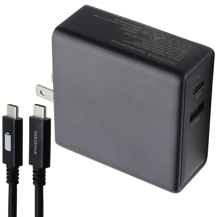 Insignia (72.5W) USB-C and USB Wall Charger - Black (NS-PAC65INT) - for just $17.96! 