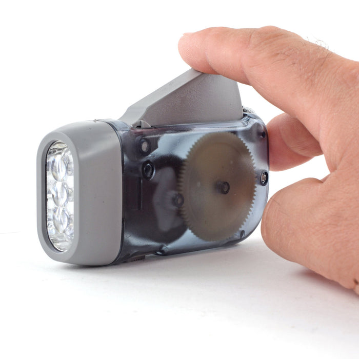Dynamo Powered LED Flashlight - for just $3.99! 
