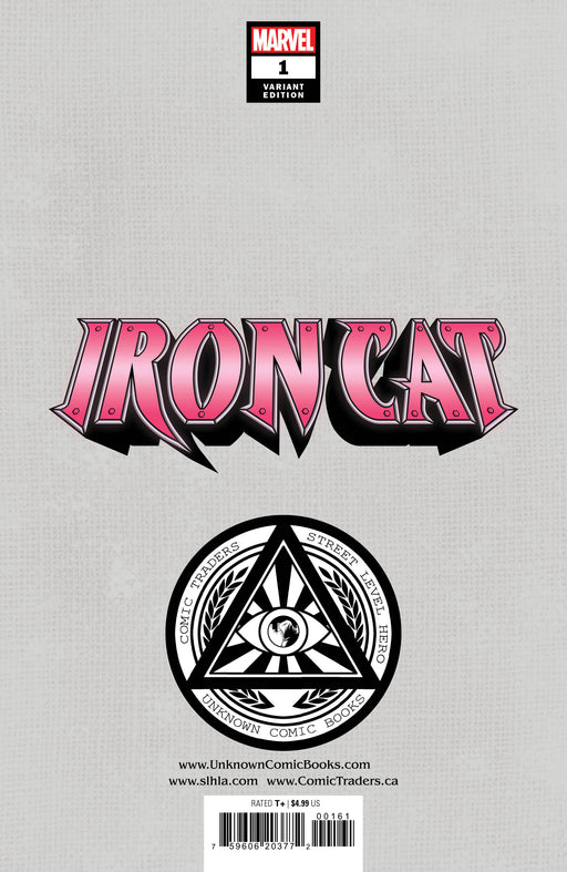 Iron Cat #1 Unknown Comics R1C0 Exclusive Virgin Var (06/29/2022) - for just $20! 