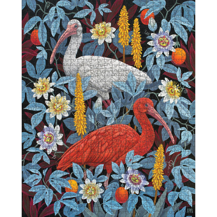 Ibises by Vasilisa Romanenko 1000 Piece Jigsaw Puzzle Pomegranate - for just $24.99! 