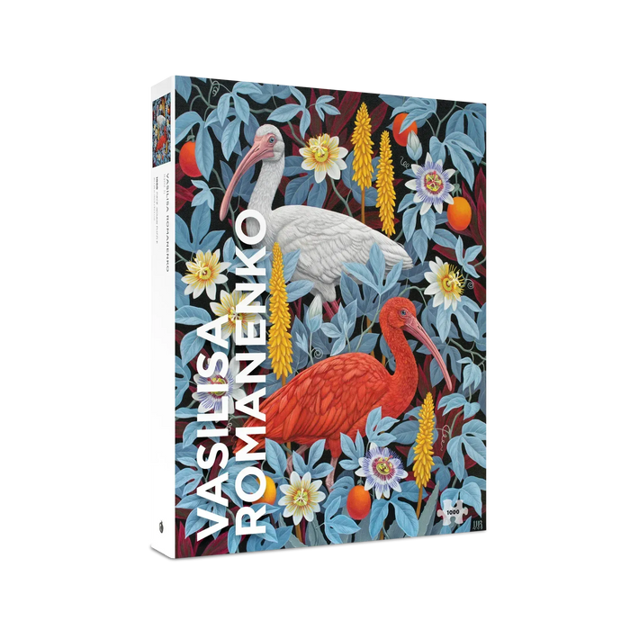 Ibises by Vasilisa Romanenko 1000 Piece Jigsaw Puzzle Pomegranate - for just $24.99! 