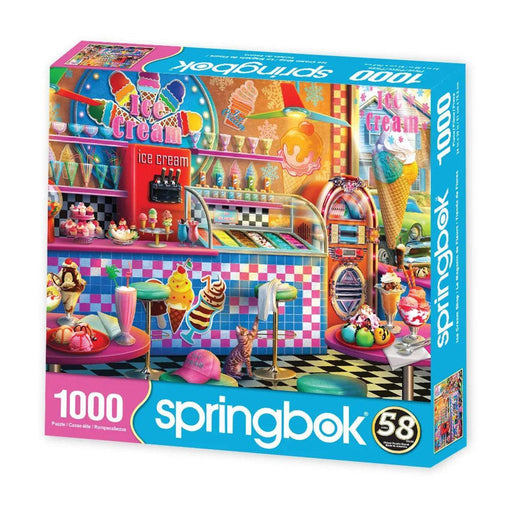 Ice Cream Shop 1000 Piece Jigsaw Puzzle Springbok - for just $19.99! 
