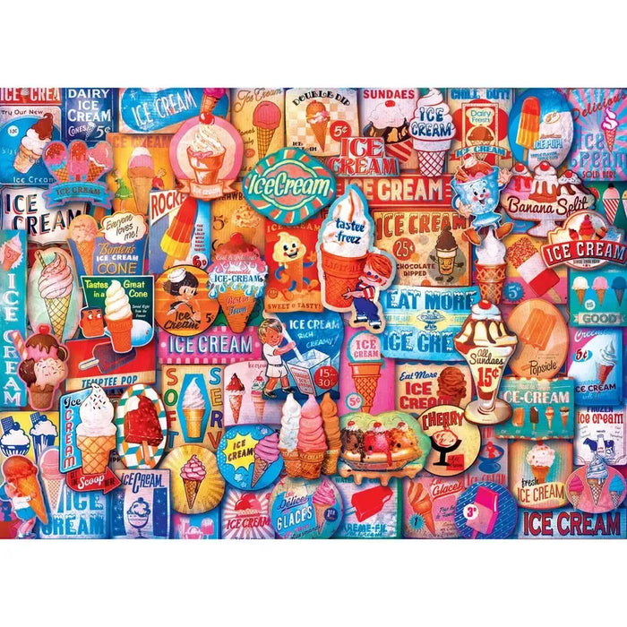 Ice Cream Treats Flashbacks 1000 Piece Jigsaw Puzzle MasterPieces - for just $17.99! 