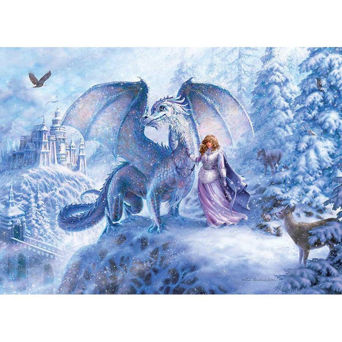 Ice Dragon 350 Piece Family Jigsaw Puzzle Cobble Hill - for just $17.99! 
