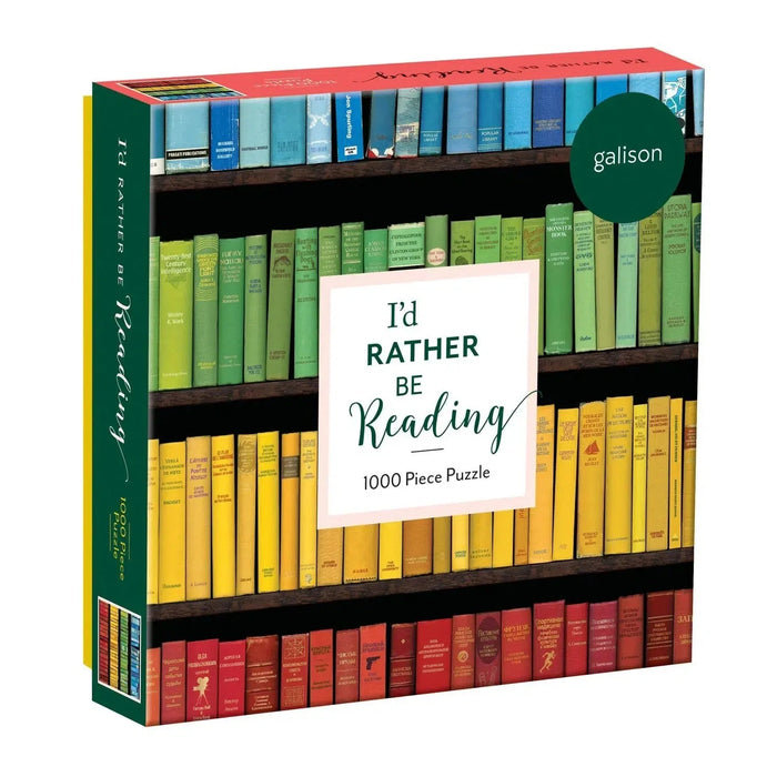 I'd Rather Be Reading 1000 Piece Jigsaw Puzzle Galison - for just $19.99! 
