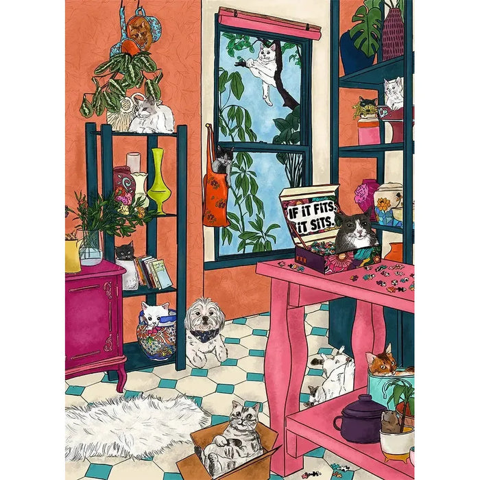 If it Fits, it Sits. 1000 Piece Soft Touch Jigsaw Puzzle Ellembee - for just $24.99! 