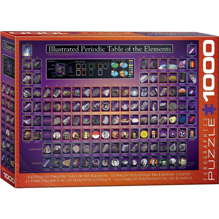 Illustrated Periodic Table of the Elements 1000 Piece Jigsaw Puzzle Eurographics - for just $19.99! 