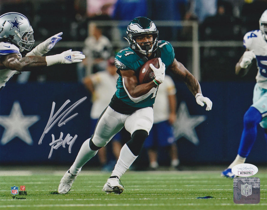 Kenneth Gainwell v. Cowboys Philadelphia Eagles Autographed Football Photo - for just $19! 