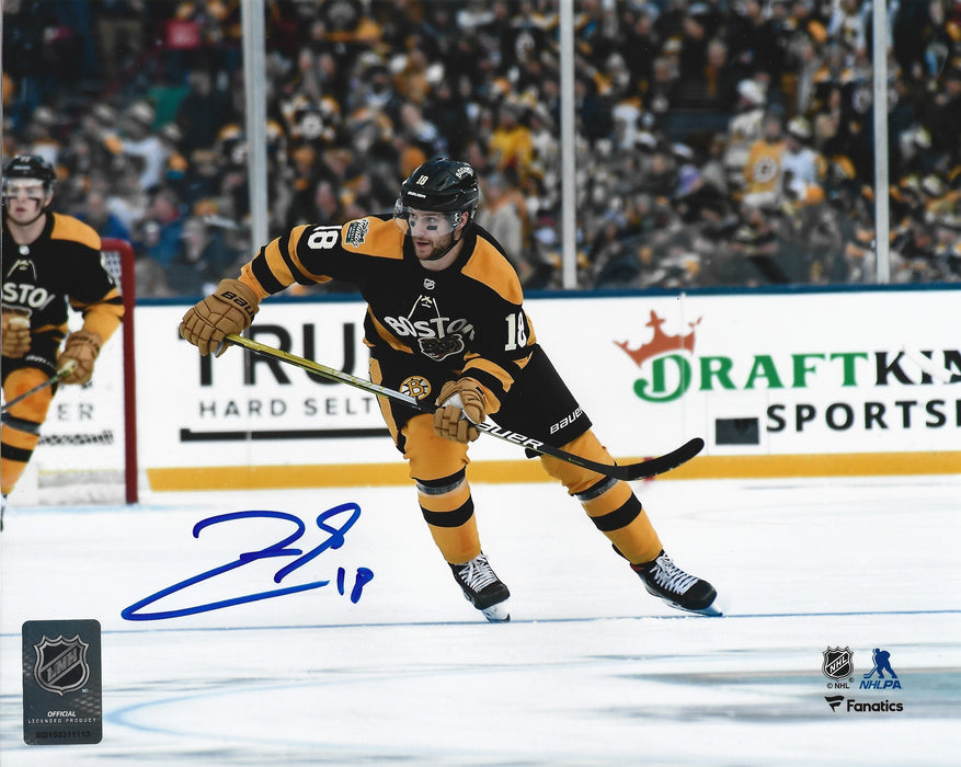 Pavel Zacha 2023 Winter Classic Action Boston Bruins Autographed 8" x 10" Hockey Photo - for just $49.99! 