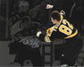 Trent Frederic Fight Boston Bruins Autographed Blackout 11" x 14" Hockey Photo - for just $49.99! 