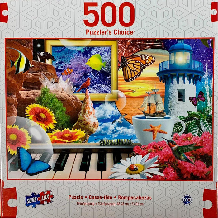 Imagination in Motion Puzzler's Choice 500 Piece Jigsaw Puzzle Sure Lox - for just $14.99! 