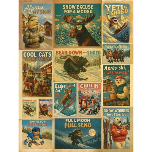 In Cool Company 500 Piece Jigsaw Puzzle Whimsigo - for just $24.99! 