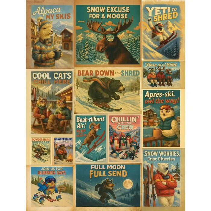 In Cool Company 500 Piece Jigsaw Puzzle Whimsigo - for just $24.99! 