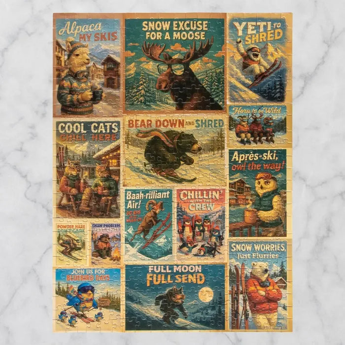 In Cool Company 500 Piece Jigsaw Puzzle Whimsigo - for just $24.99! 