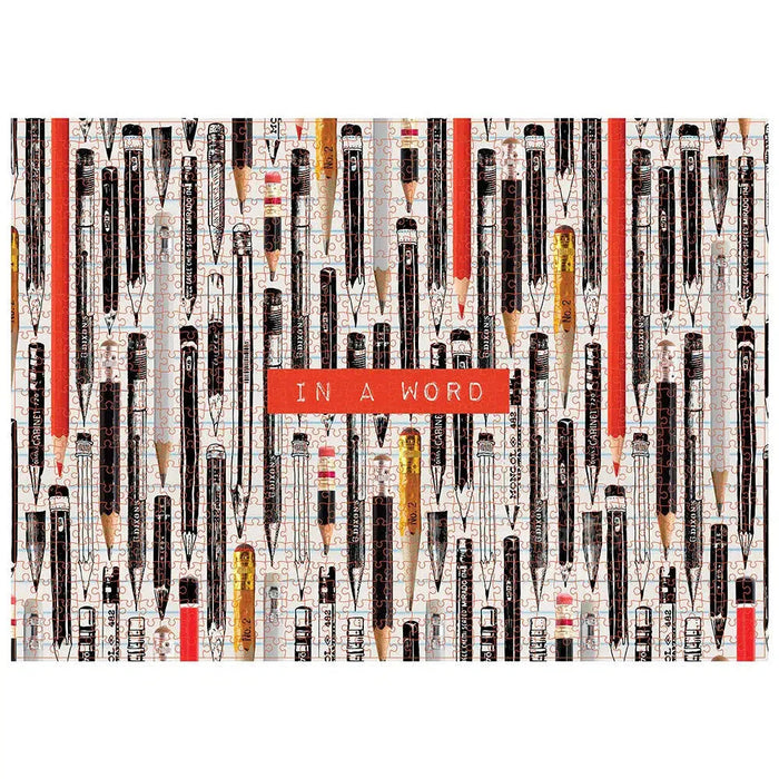 In a Word 1000 Piece Jigsaw Puzzle Gibbs Smith - for just $19.99! 