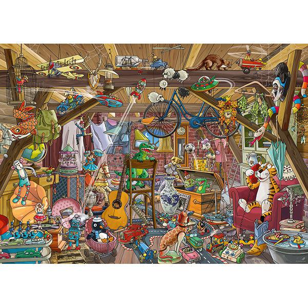 In the Attic 1000 Piece Jigsaw Puzzle Heye - for just $29.99! 