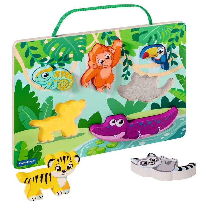 In the Jungle - Wooden Touch & Play Puzzle for Toddlers Ravensburger - for just $24.99! 