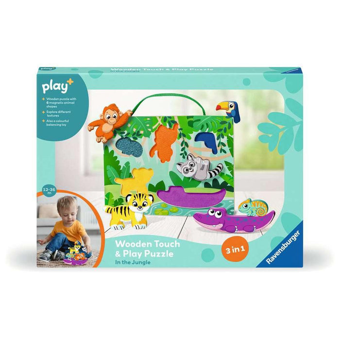 In the Jungle - Wooden Touch & Play Puzzle for Toddlers Ravensburger - for just $24.99! 