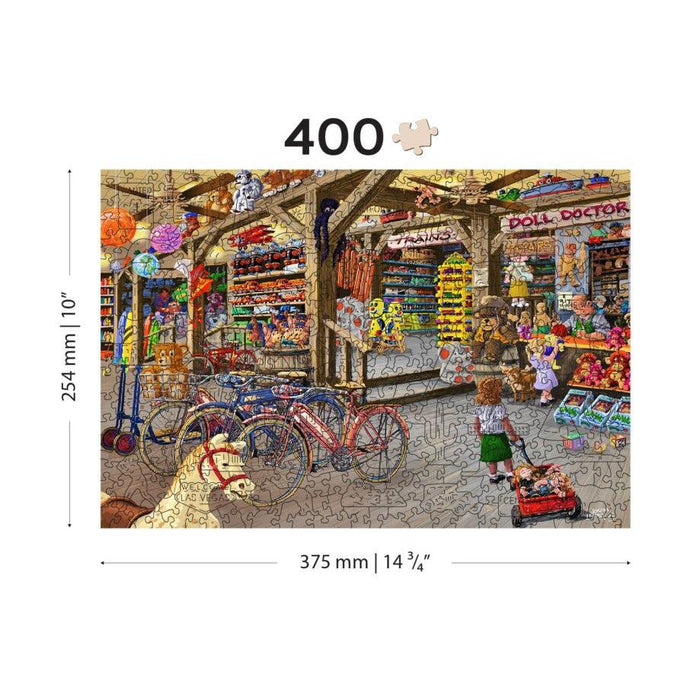In the Toyshop 400 Piece Wood Jigsaw Puzzle Wooden City - for just $24.99! 
