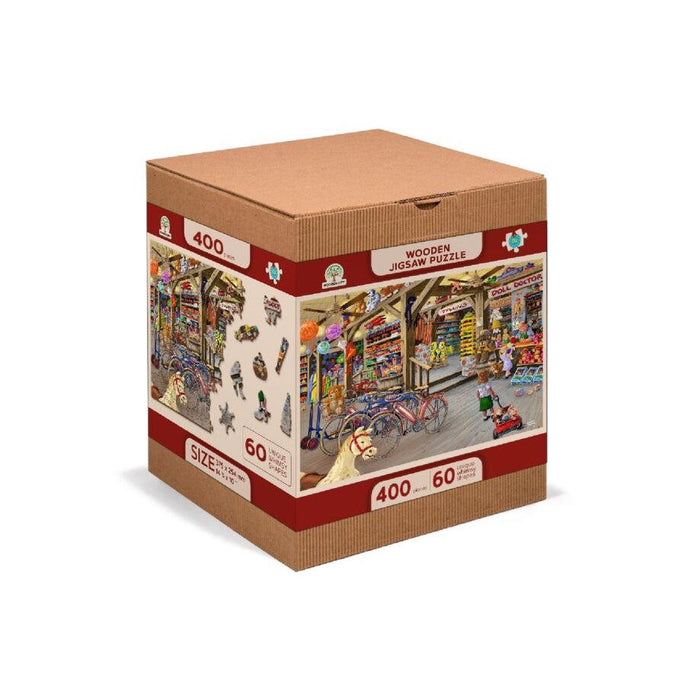 In the Toyshop 400 Piece Wood Jigsaw Puzzle Wooden City - for just $24.99! 