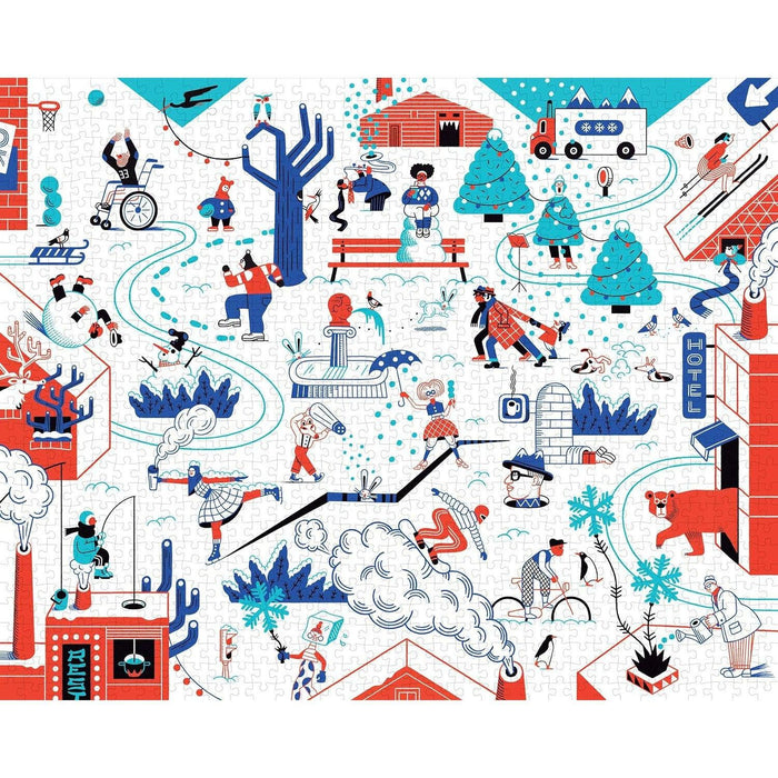 In the Winter 1000 Piece Jigsaw Puzzle PA Press - for just $19.99! 