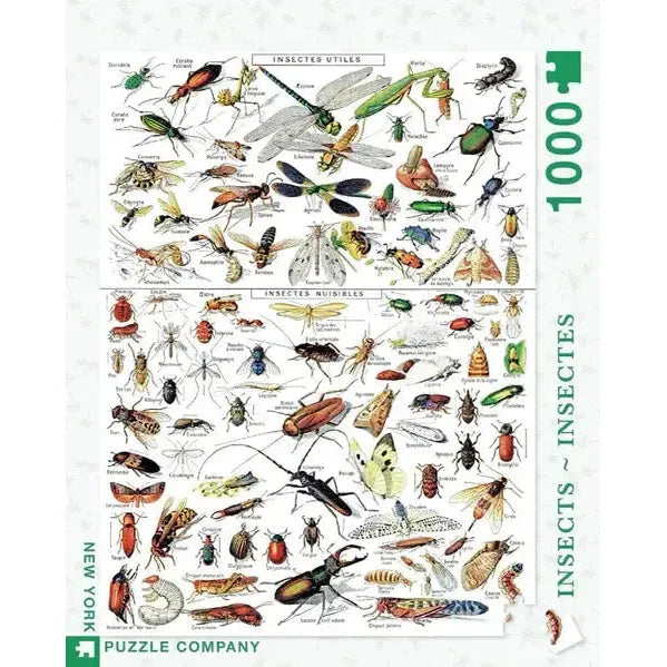Insects 1000 Piece Jigsaw Puzzle NYPC - for just $28.99! 